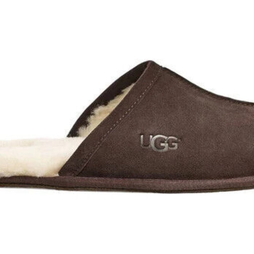 Ugg Men's Espresso Brown Scuff Slipper - NWT